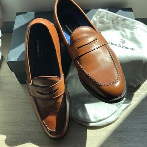 Allen Edmonds SFO Walnut Dress Loafers Sz 11